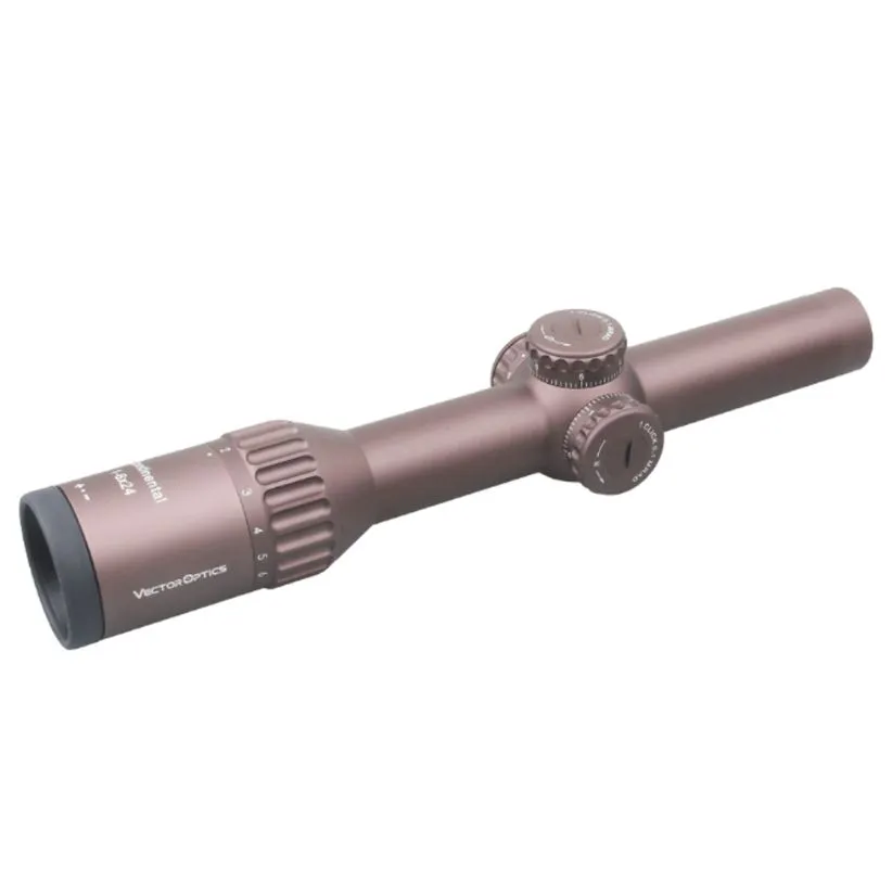 Прицел Optics Continental x6, 1-6*24 (30мм, Coyote Hunt.FDE)