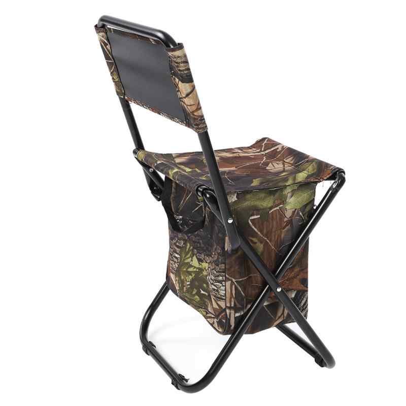 Стульчик рыболова средний со спинкой и сумкой усил.